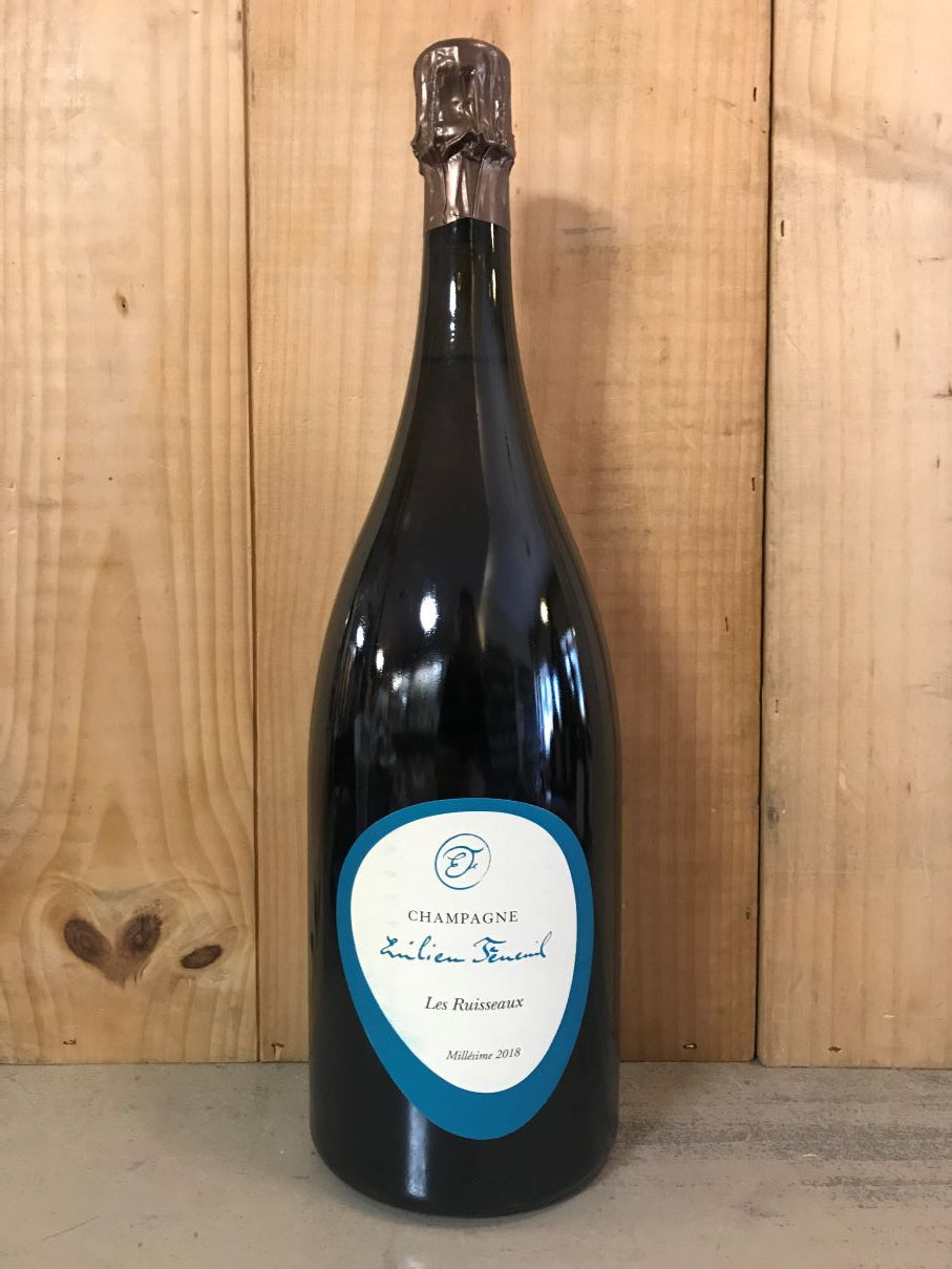 EMILIEN FENEUIL Les Ruisseaux 2018 Blanc de Noirs 1er Cru Champagne Brut Nature 150cl Magnum Blanc - 1Sem 2023