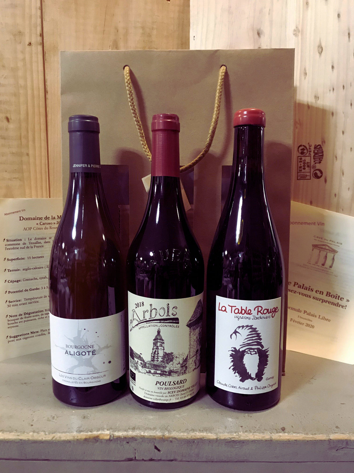 Abonnement Vin - Palais Fin - 1 mois