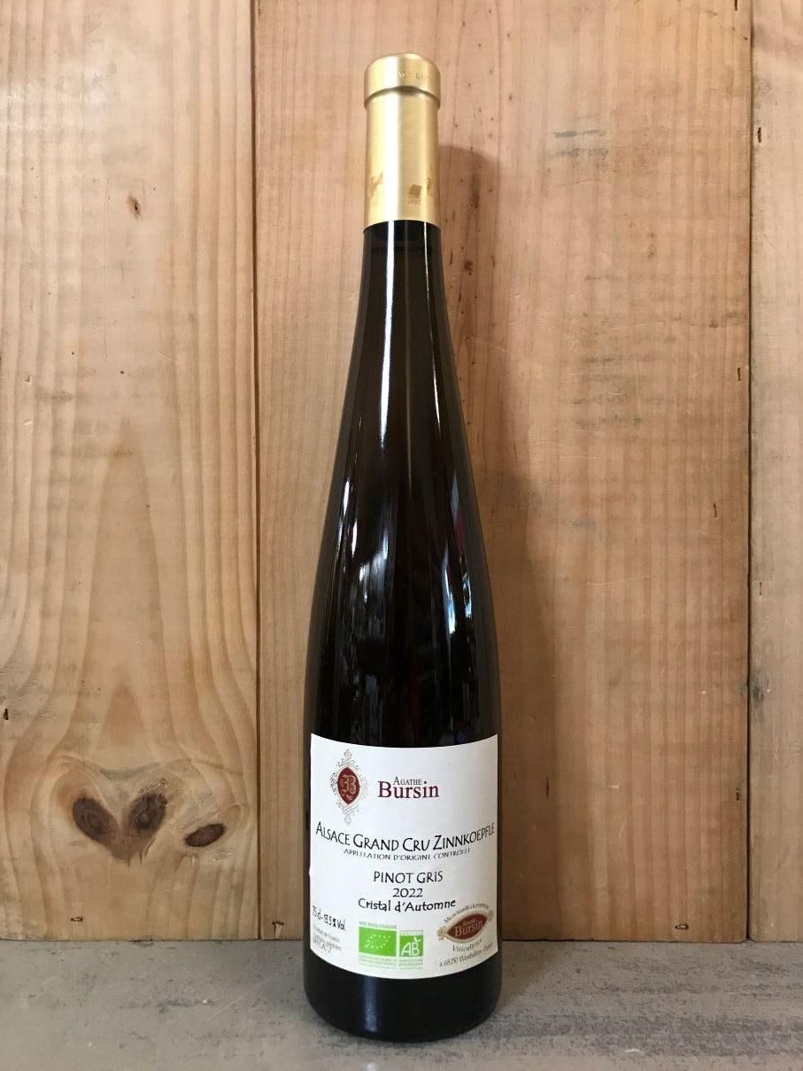 AGATHE BURSIN Pinot Gris Zinnkoepflé Grand Cru 2022 Alsace 75cl Blanc
