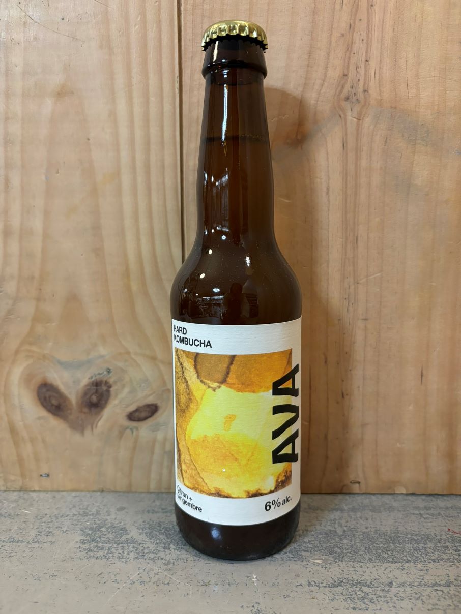 AVA Citron + Gingembre 6° Hard Kombucha 33cl Sud-Ouest France
