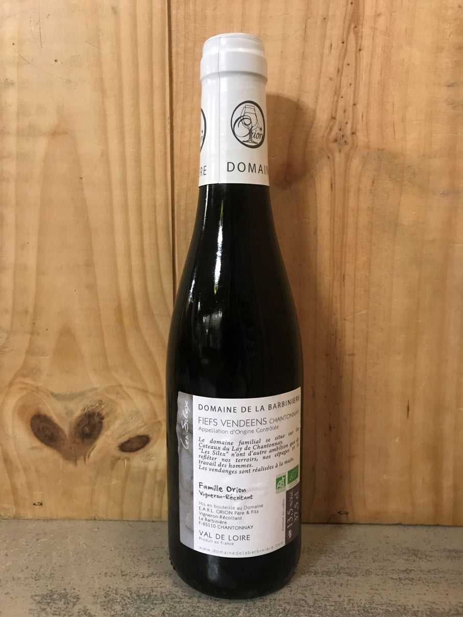 BARBINIERE Les Silex 2021 Fiefs Vendéens Chantonnay demie 37,5cl Rouge