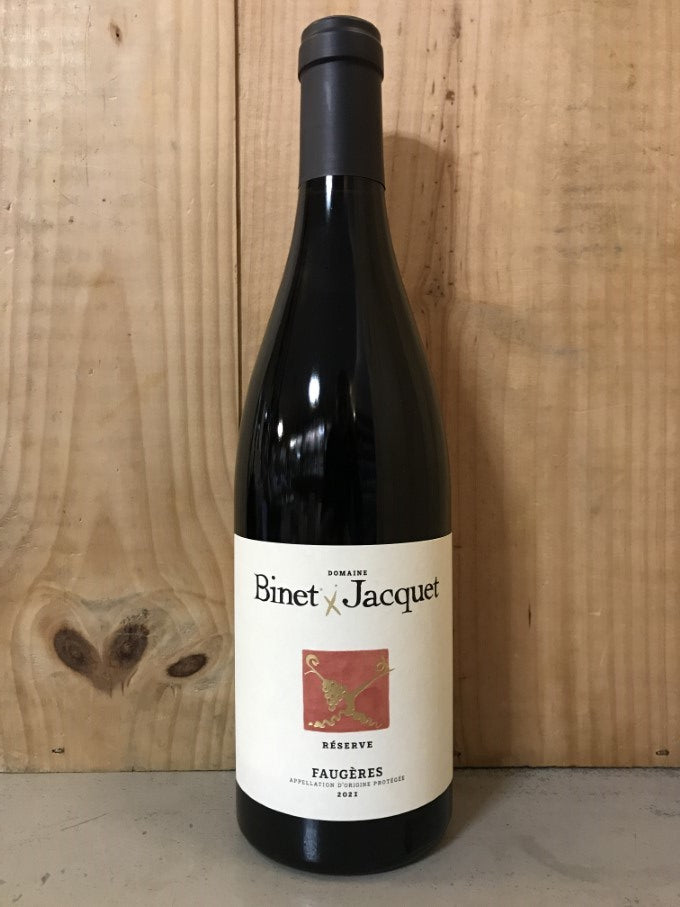 BINET JACQUET Réserve 2021 Faugères 75cl Rouge
