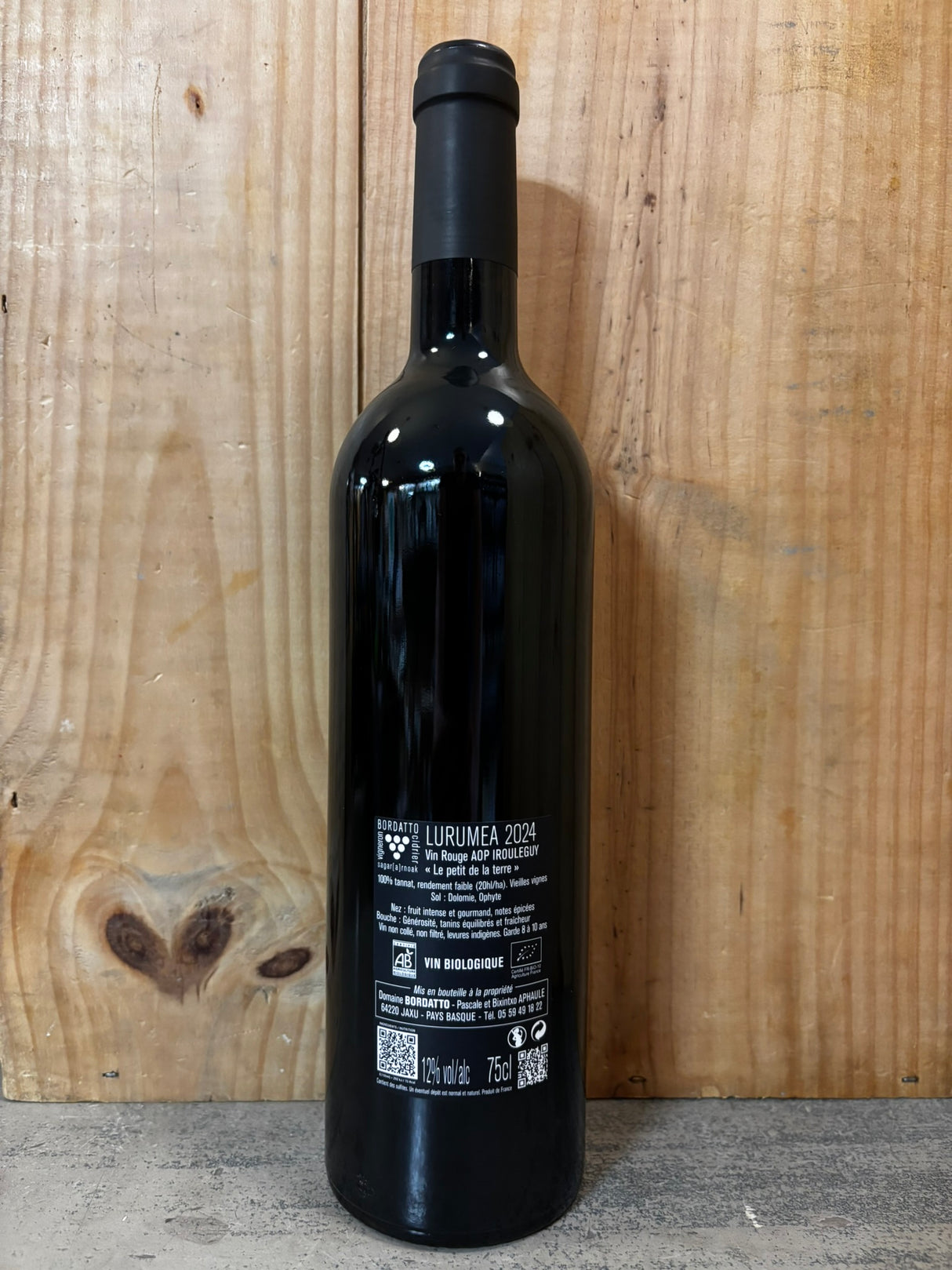 BORDATTO Lurumea 2024 Irouléguy 75cl Rouge
