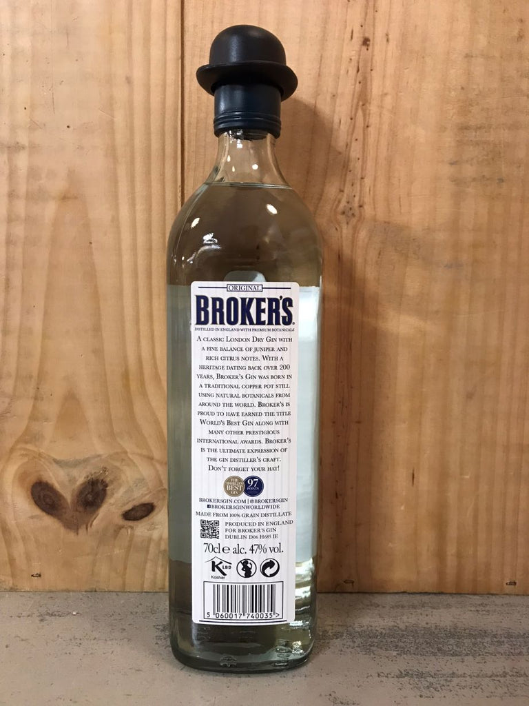 BROKER'S London Dry Gin 47° 70cl Angleterre