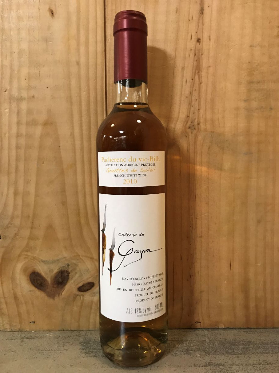 CHÂTEAU DE GAYON Gouttes de Soleil 2010 Pacherenc du Vic-Bilh 50cl Blanc doux