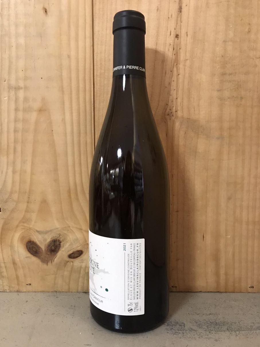CLAIR OBSCUR Bourgogne Aligoté 2021 75cl Blanc