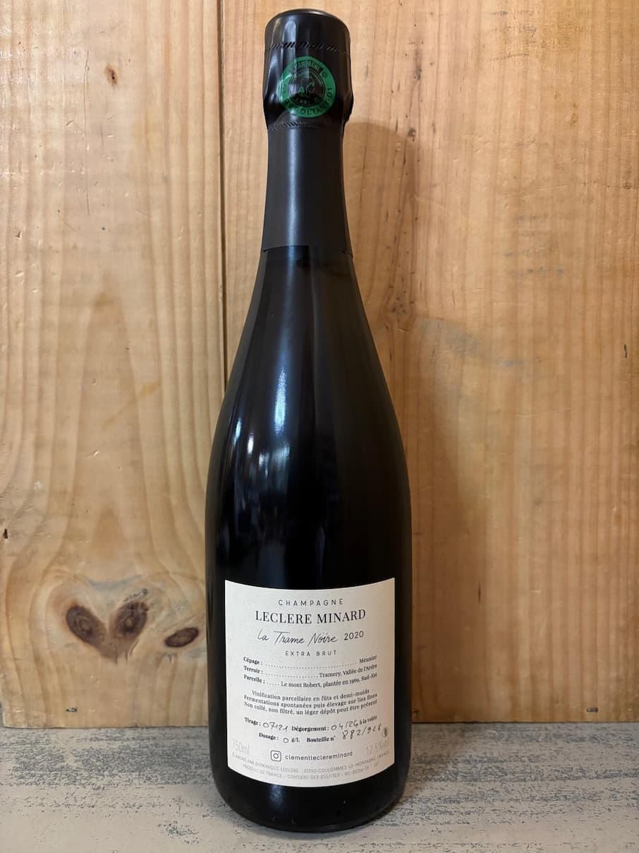 CLEMENT LECLERE La Trame Noire 2020 Champagne Extra Brut 75cl Blanc - 2Sem 2025