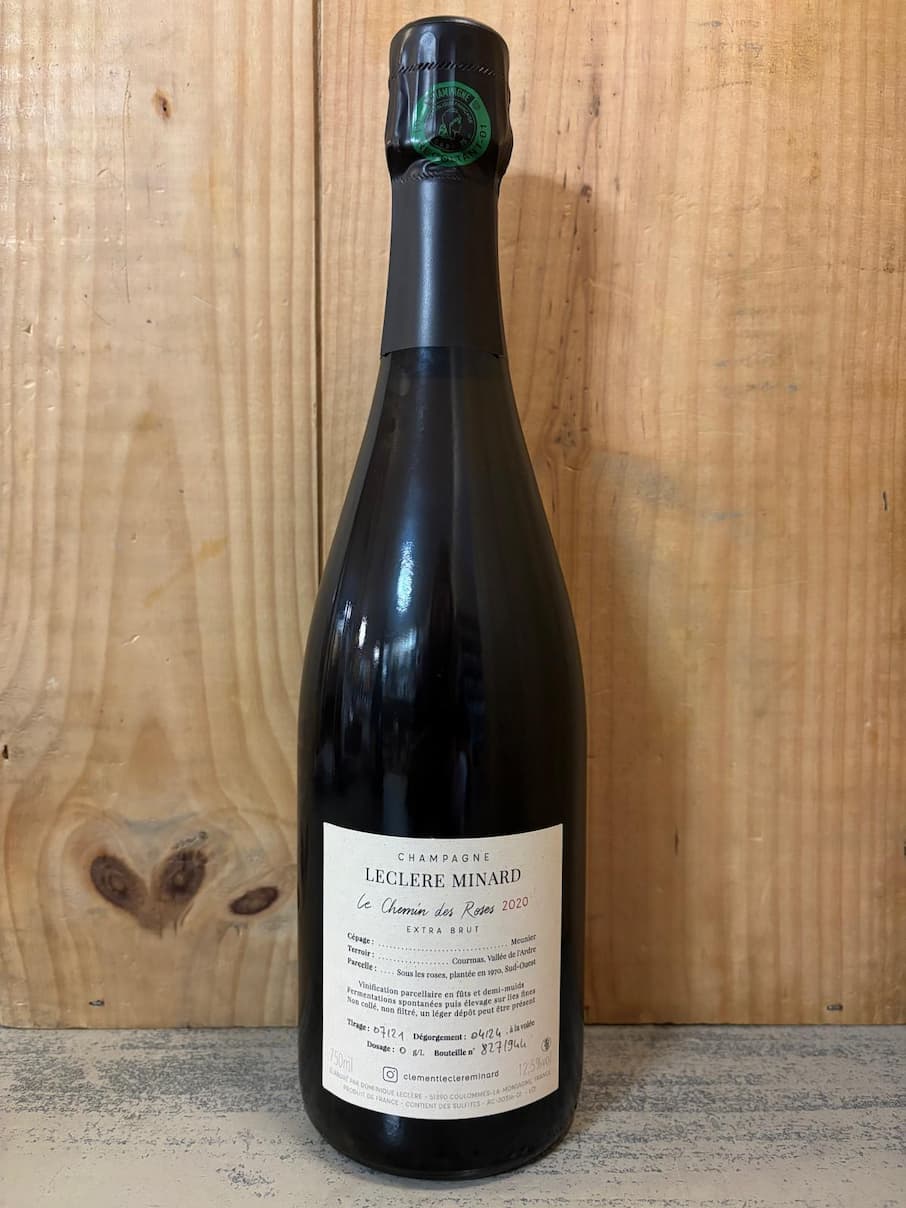 CLEMENT LECLERE Le Chemin des Roses 2020 Champagne Extra Brut 75cl Blanc - 2Sem 2025