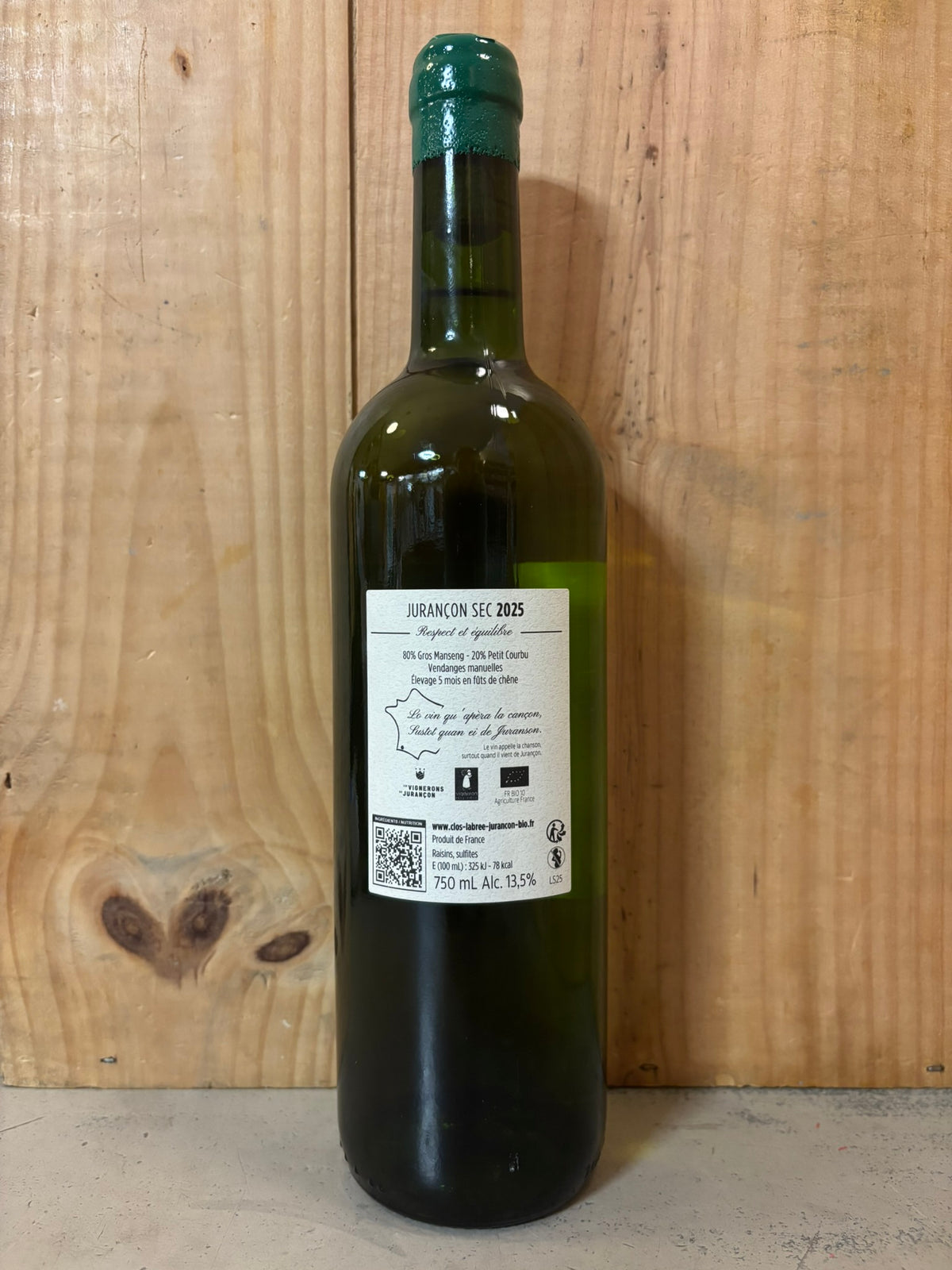 CLOS LABREE Sec 2025 Jurançon Sec 75cl Blanc