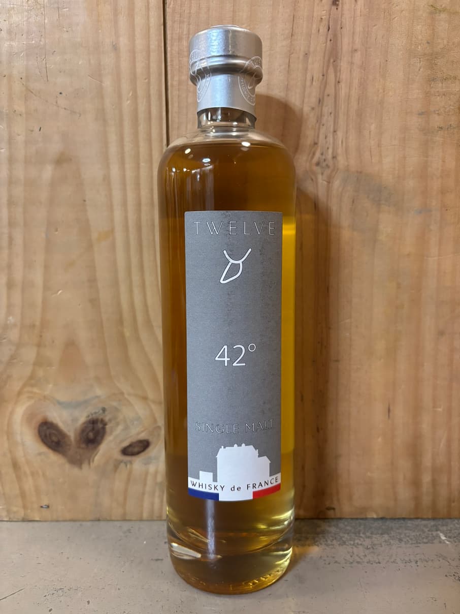 DISTILLERIE TWELVE 42 Whisky 42° 50cl Whisky Single Malt France