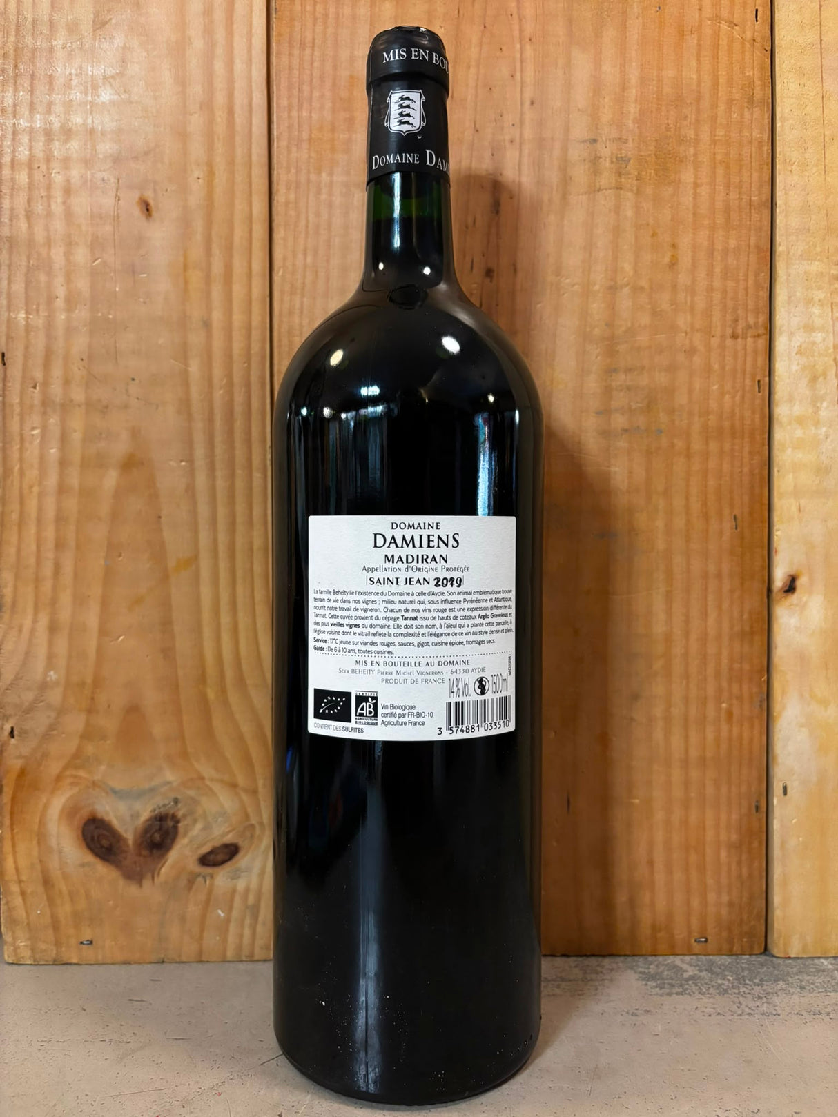 DOMAINE DAMIENS Saint Jean 2019 Madiran Magnum 150cl Rouge