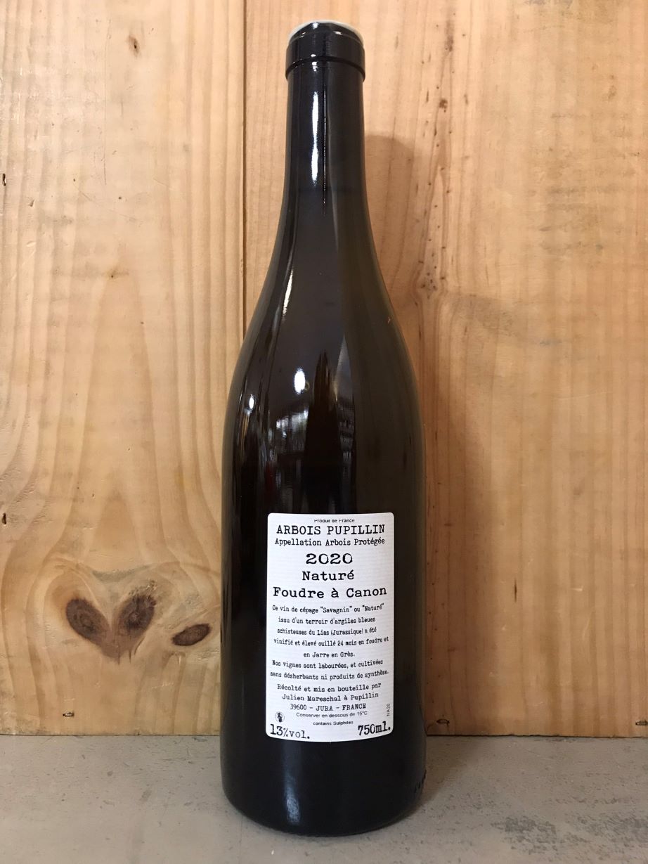 DOMAINE DE LA BORDE Savagnin Naturé Foudre à Canon 2020 Arbois Pupillin 75cl Blanc