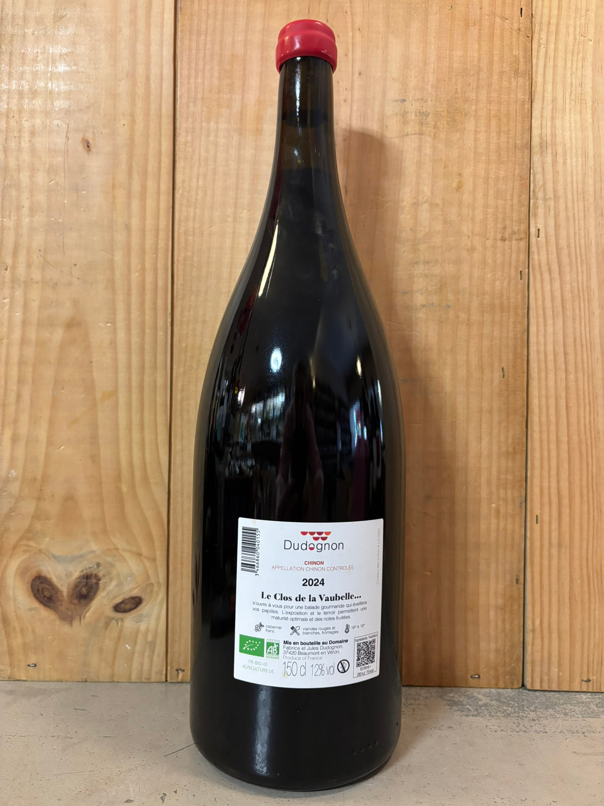 DOMAINE DUDOGNON Le Clos de la Vaubelle 2024 Chinon 150cl Magnum Rouge