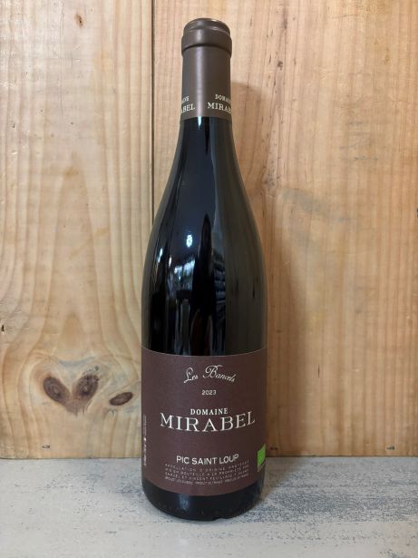 DOMAINE MIRABEL Les Bancels 2023 Pic Saint Loup 75cl Rouge