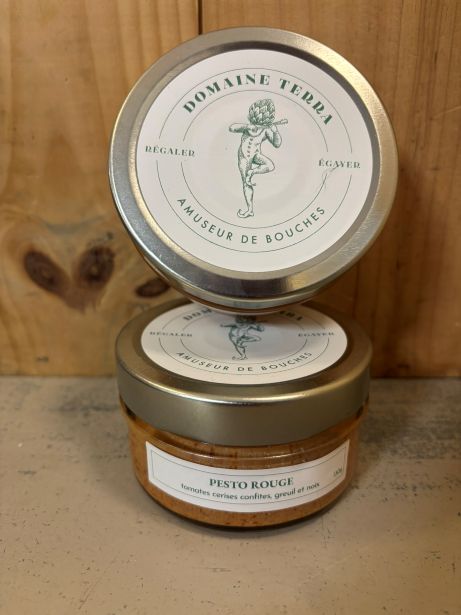 DOMAINE TERRA Pesto rouge, greuil du Béarn & noix du Périgord 130g