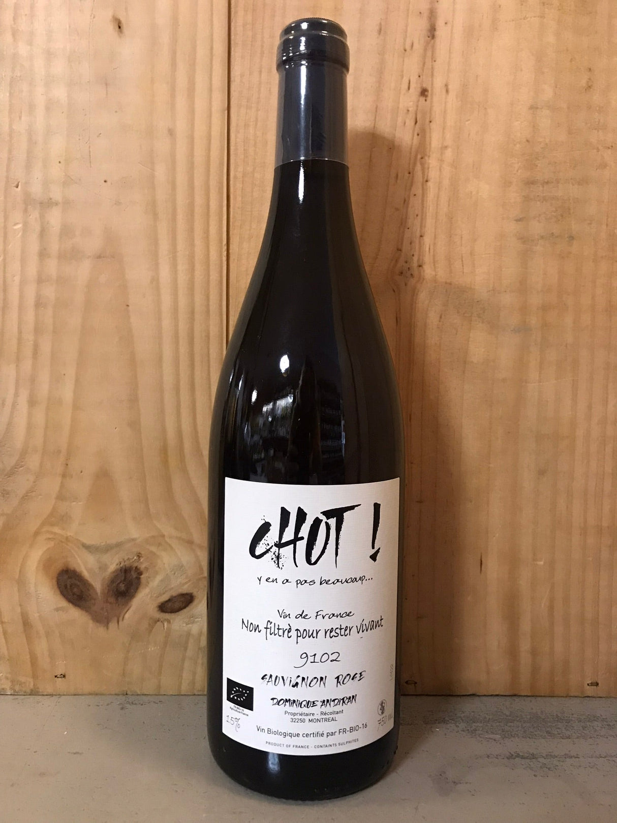 DOMINIQUE ANDIRAN Chut 9102 Vin de Table Gers 75cl Blanc