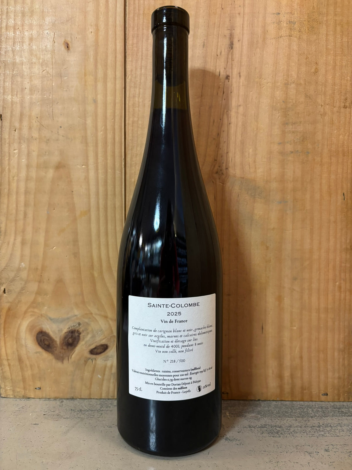 DORIAN DEJEAN Sainte Colombe 2025 VDF (Côtes Catalanes) 75cl Blouge