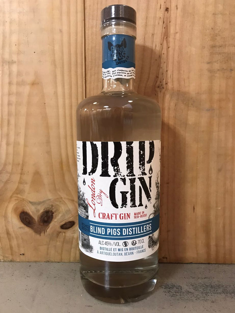 BLIND PIGS DISTILLERS Drip Gin 45° London Dry Gin 70cl France Béarn