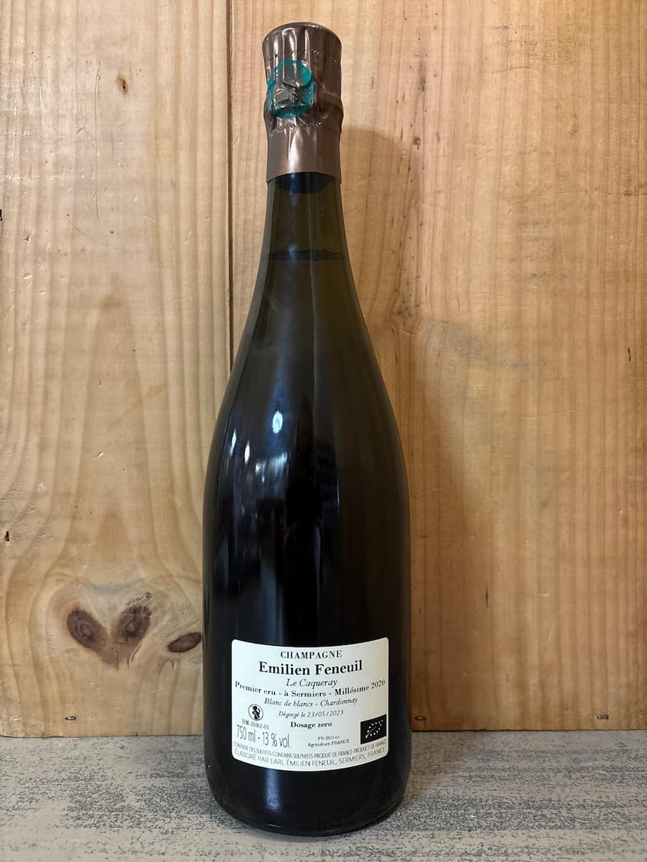 EMILIEN FENEUIL Le Caqueray 2020 Blanc de Blancs 1er Cru Champagne 75cl Blanc - 2Sem 2025