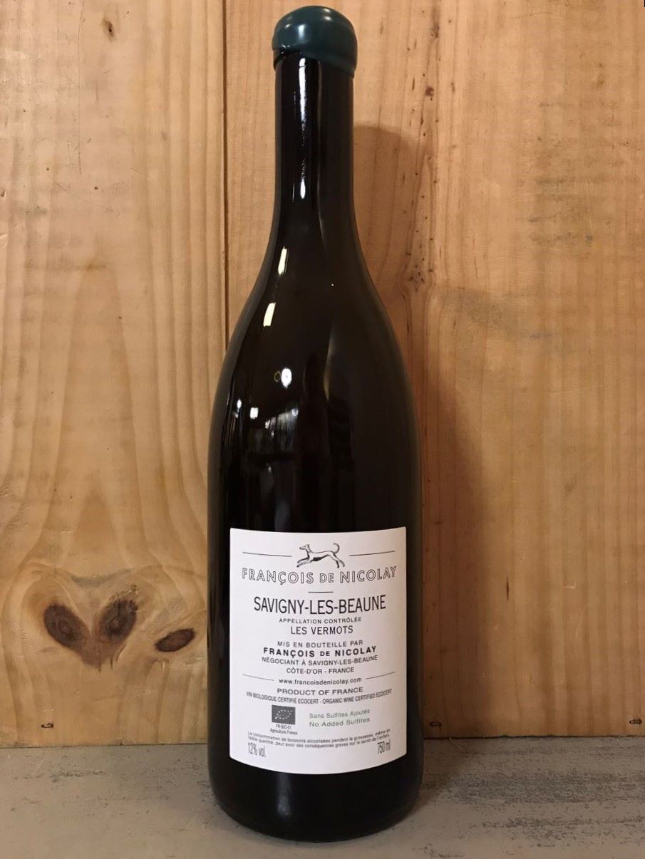 F DE NICOLAY Savigny lès Beaune Les Vermots 2020 75cl Blanc