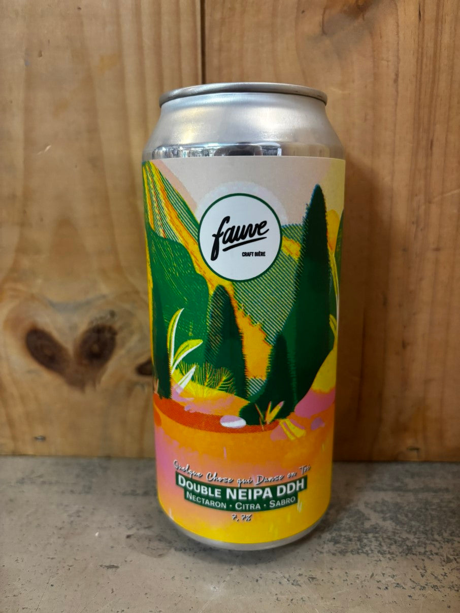 FAUVE BIERE Quelque Chose Qui Danse en Toi 7,7° Double NEIPA DDH 44cl Paris France