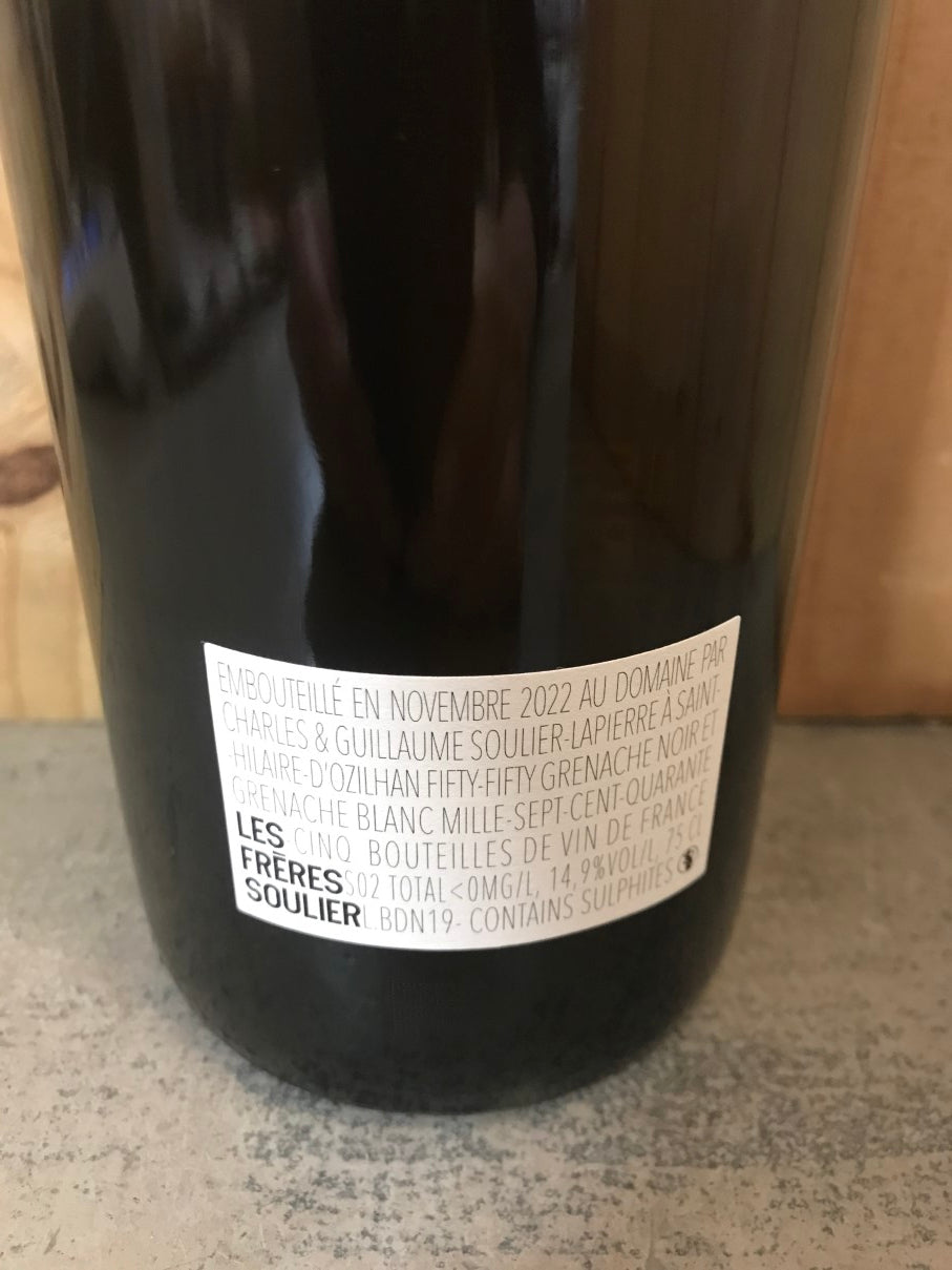 FRERES SOULIER Blanc . Noir 2019 Vin de France (Gard) 75cl Blanc
