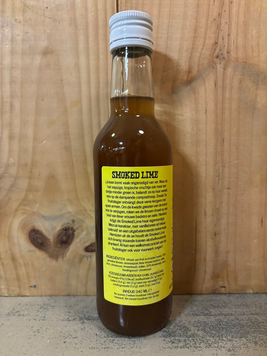 FRUITSLAGERS Smoked Lime 34cl Sirop