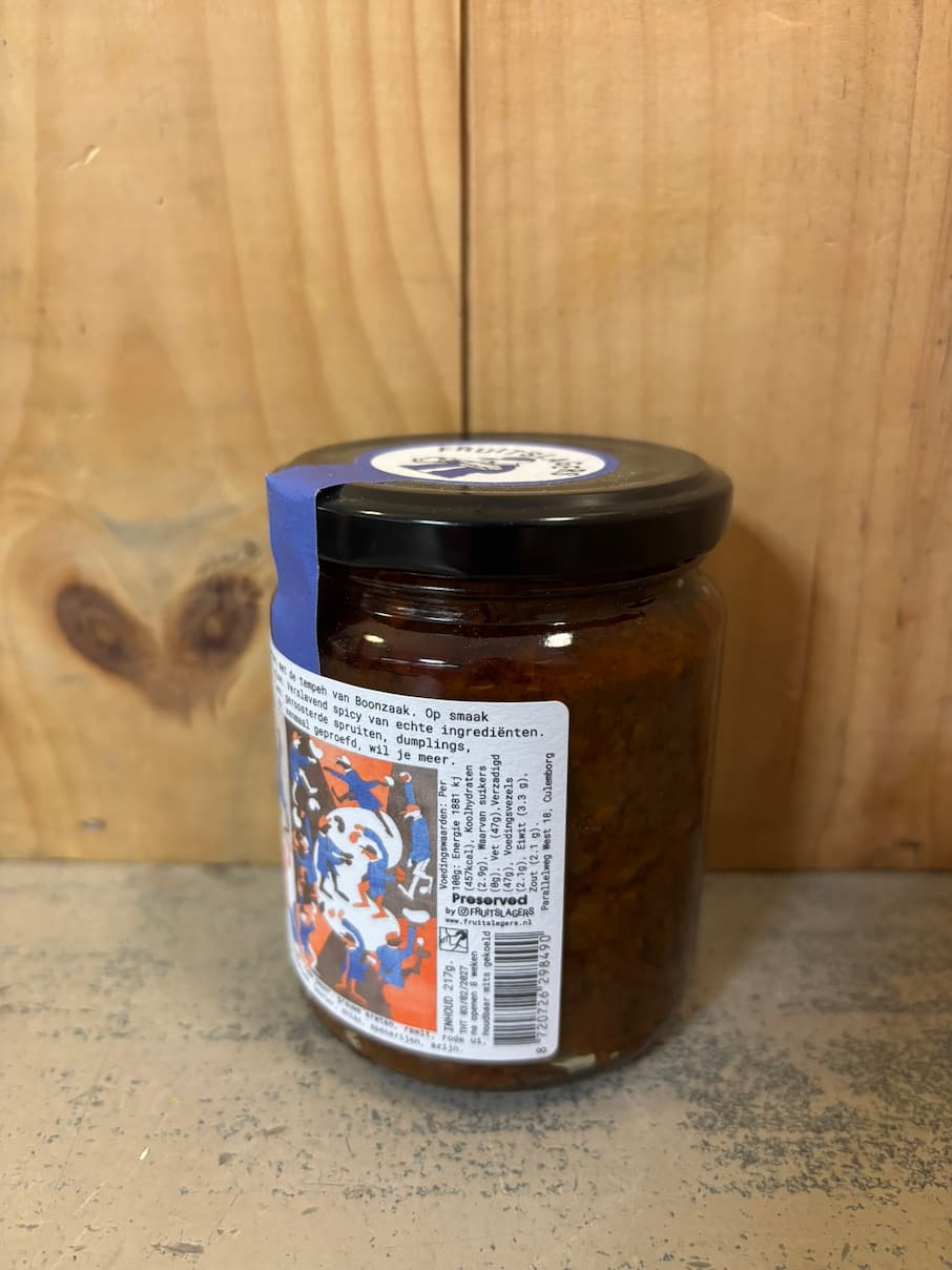 FRUITSLAGERS Tempeh Chili Oil Condiment 217g