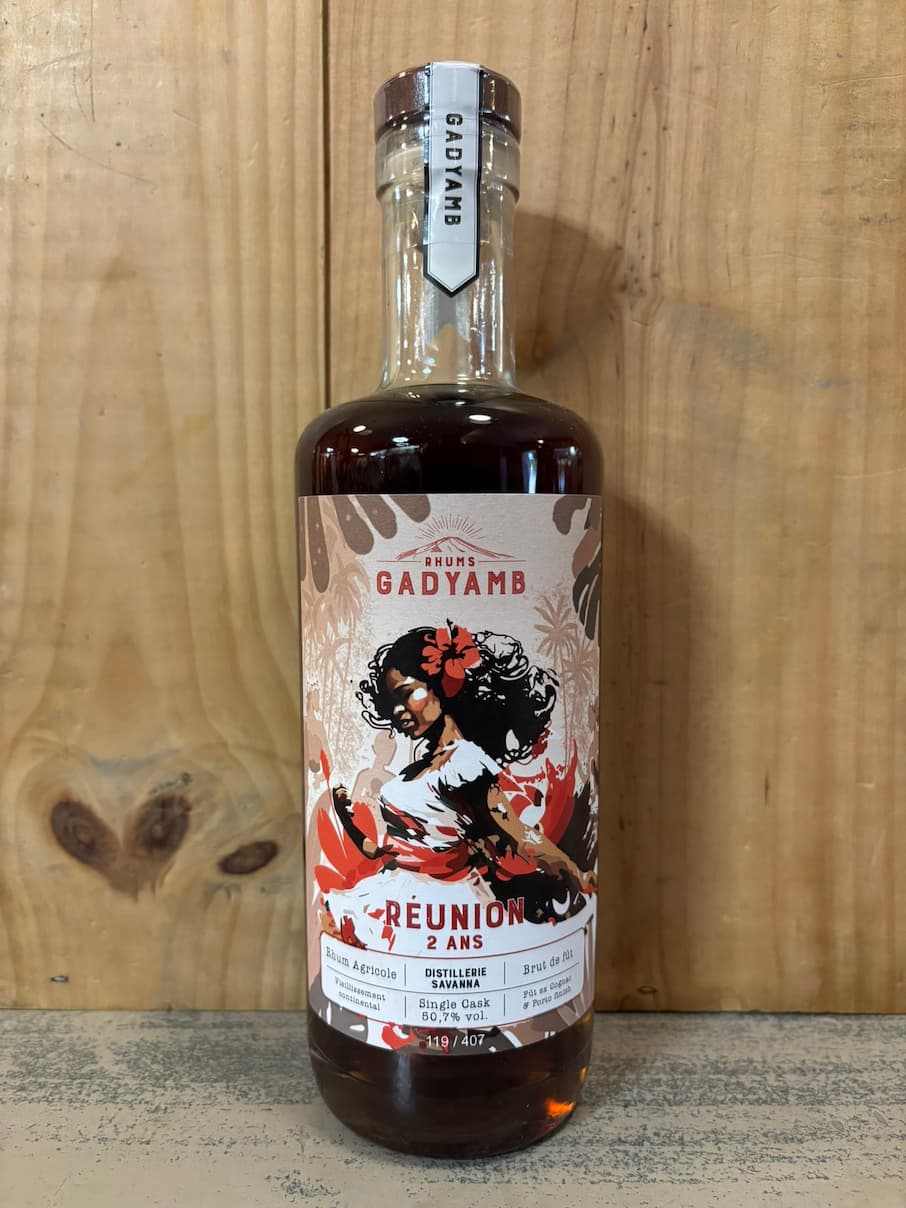 GADYAMB Réunion 2 ans 50,7° 50cl Île de la Réunion Rhum