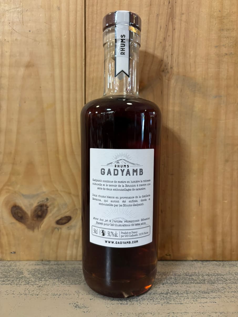 GADYAMB Réunion 2 ans 50,7° 50cl Île de la Réunion Rhum