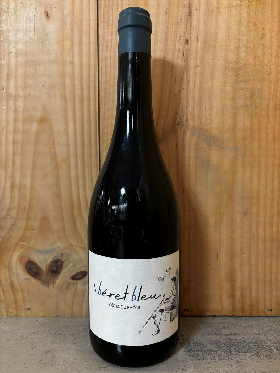 GARRIGUETTES Béret Bleu Cinsault 2024 Côtes du Rhône 75cl Rouge