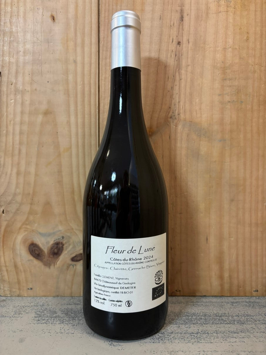 GARRIGUETTES Fleur de Lune 2024 Côtes du Rhône 75cl Blanc