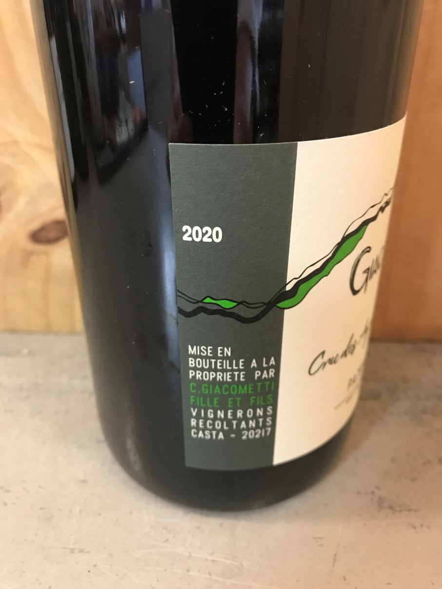 GIACOMETTI Cru des Agriates 2020 Patrimonio Corse 75cl Rouge