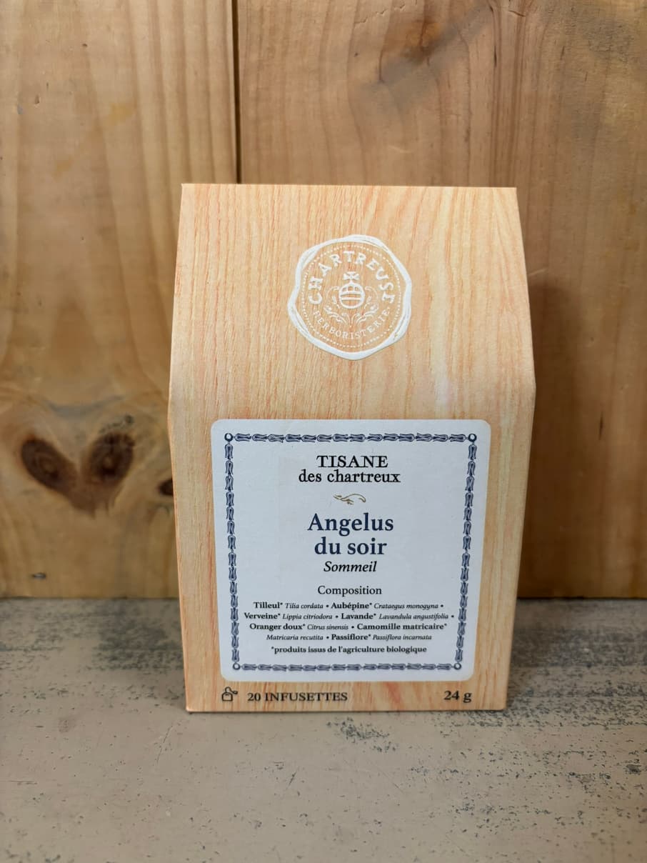 GRANDE CHARTREUSE Tisane Angelus du soir 20 infusettes Bio France