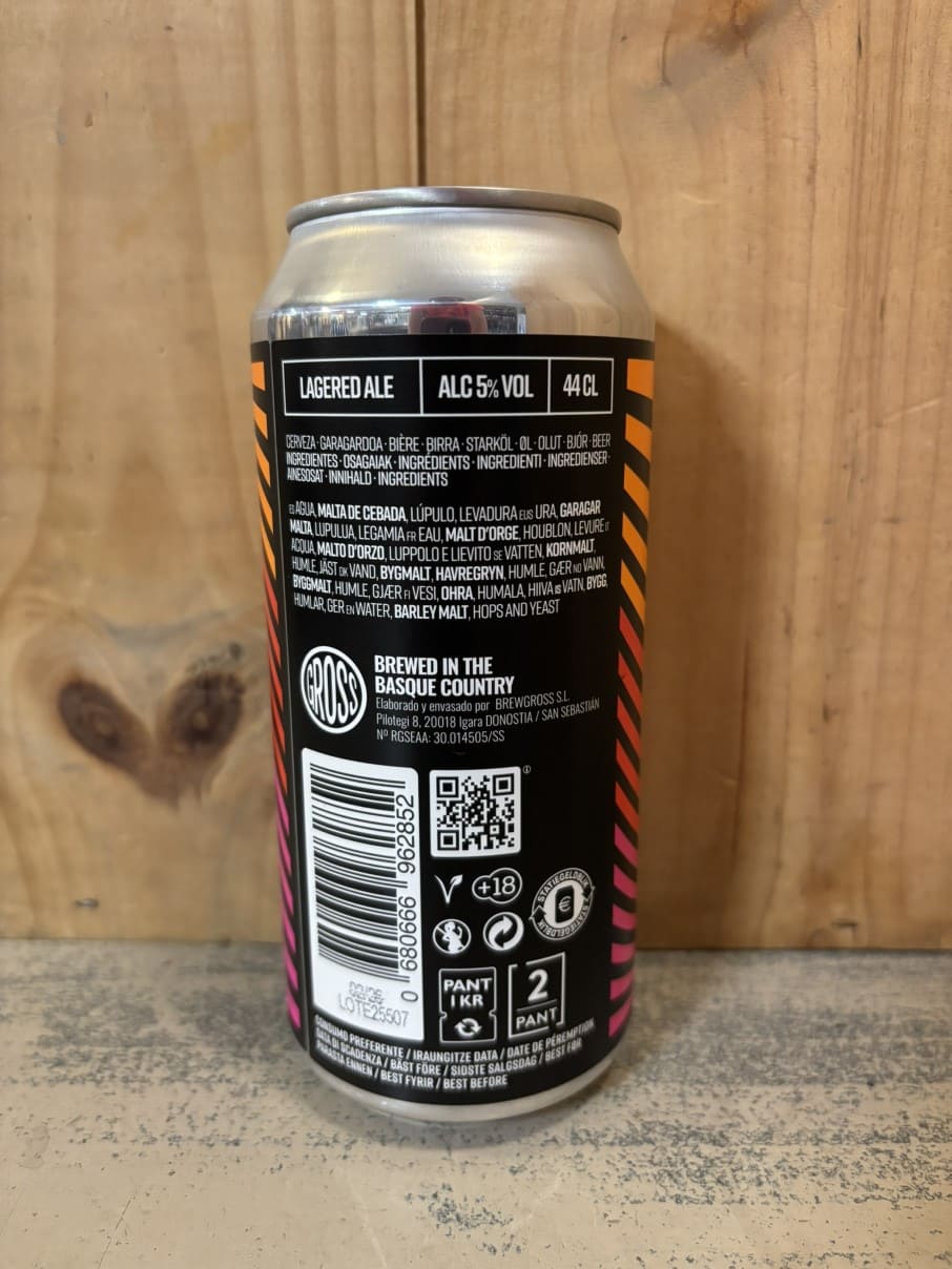 GROSS Frisbi 5° Lagered Ale Can 44cl San Sebastian Espagne