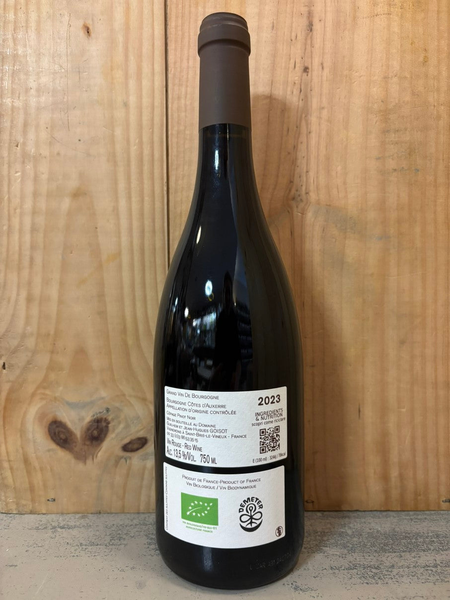 GUILHEM & JH GOISOT Côtes d'Auxerre 2023 75cl Rouge
