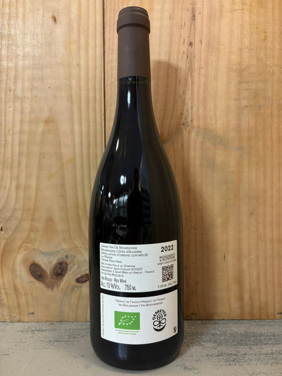 GUILHEM & JH GOISOT Côtes d'Auxerre La Ronce 2022 75cl Rouge
