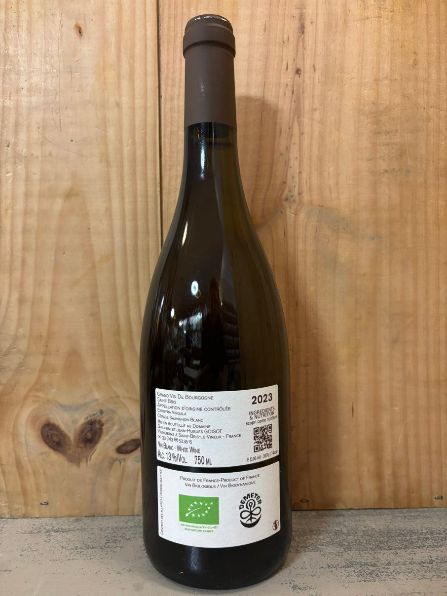 GUILHEM & JH GOISOT Saint Bris Exogyra Virgula 2023 75cl Blanc