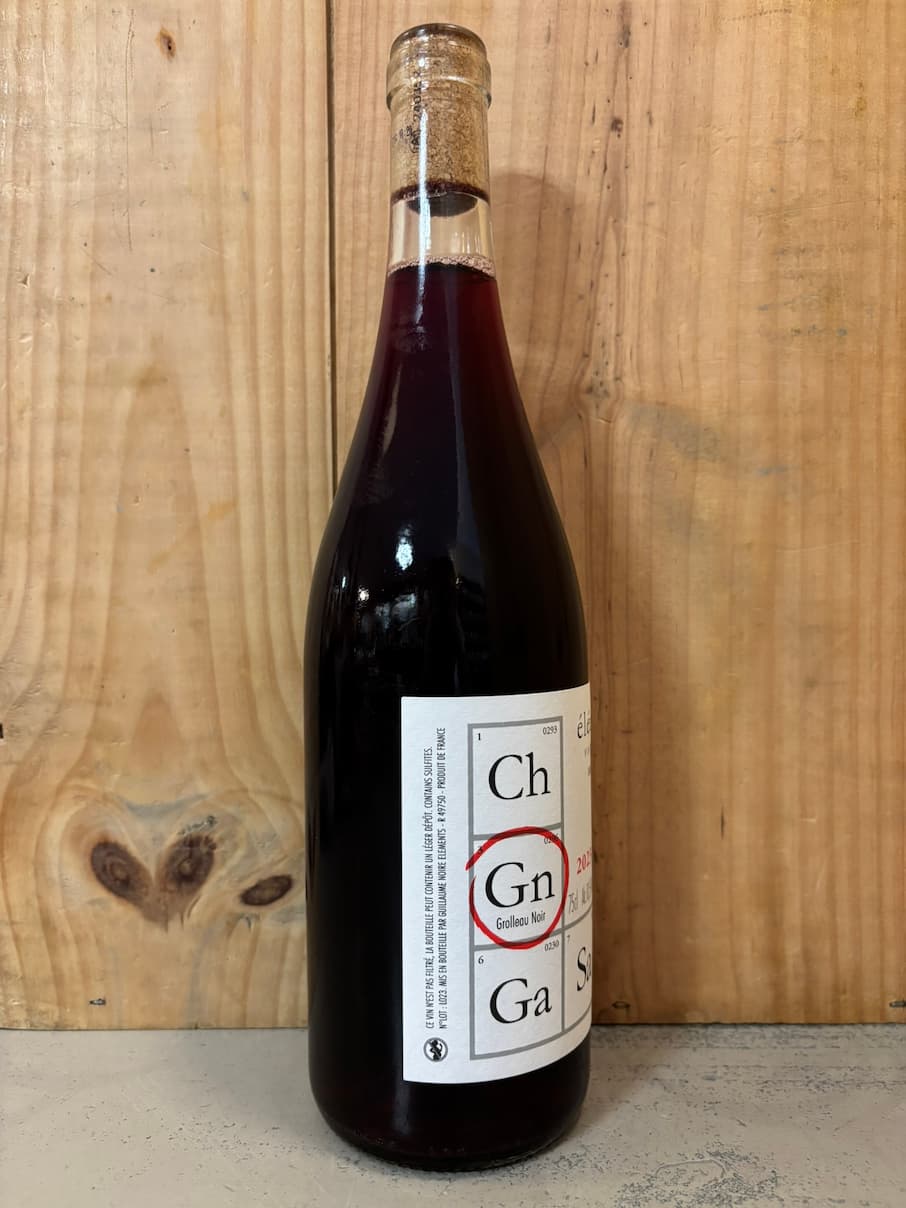 GUILLAUME NOIRE ELEMENTS Gn 2023 VdF (Anjou) 75cl Rouge