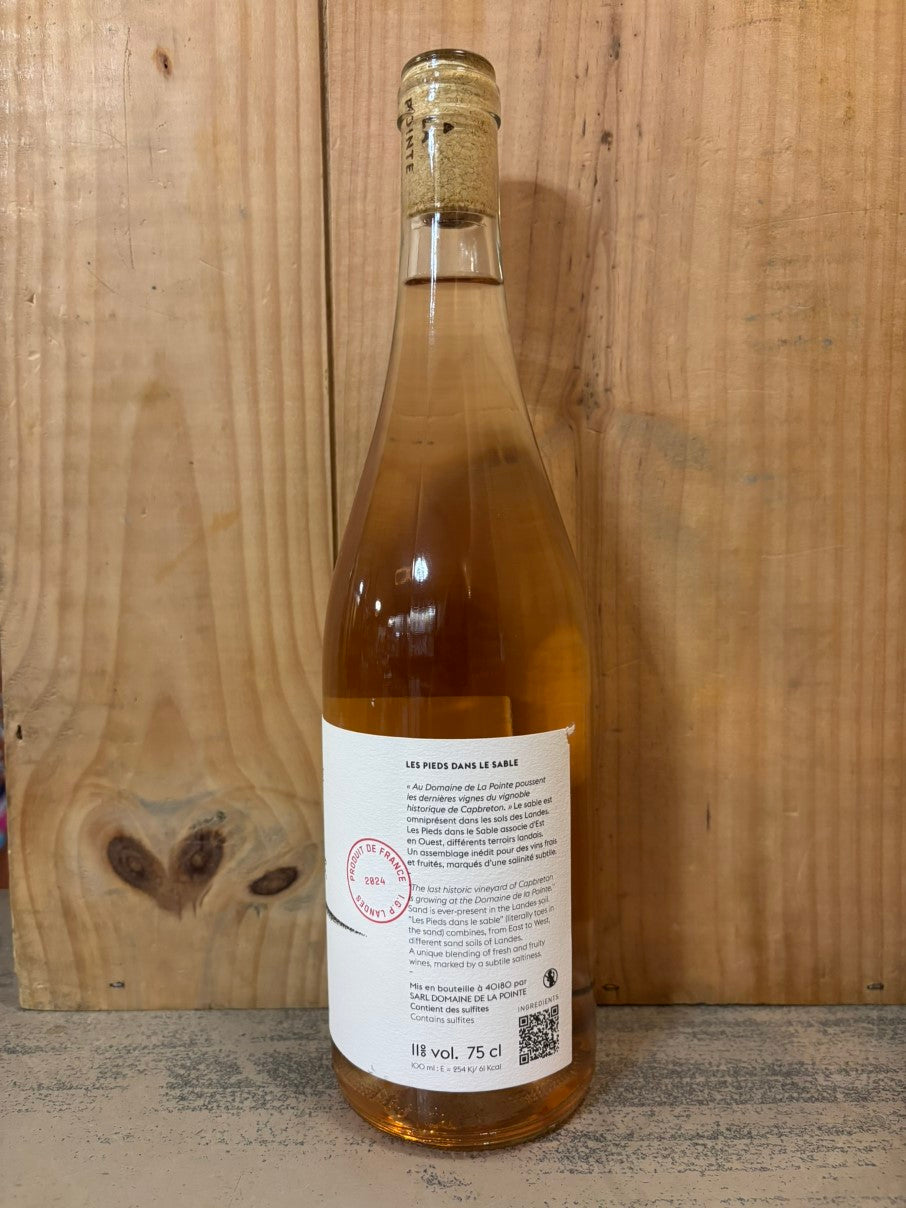 LA POINTE Les Pieds Dans Le Sable 2024 IGP Landes Sables de l'Océan 75cl Rosé
