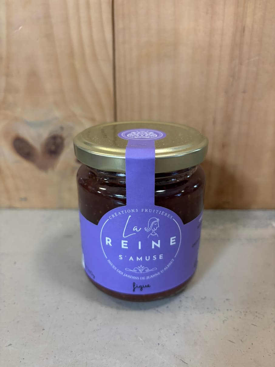 LA REINE S'AMUSE Figue 240g Confitures