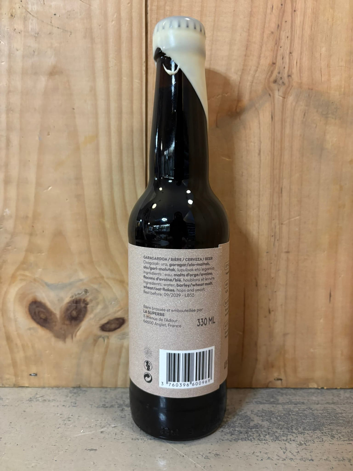 LA SUPERBE Barrika Serie#5 11% Molasses Rum B.A. Imperial Stout 33cl Sud-Ouest France