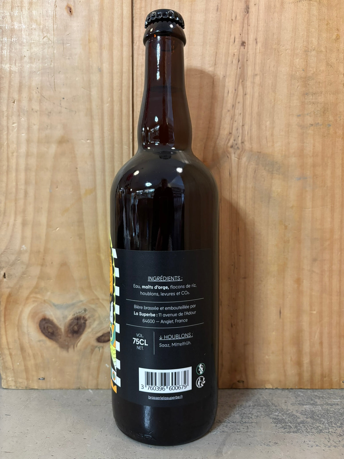 LA SUPERBE Blitz 4,9° Lager 75cl Sud-Ouest France