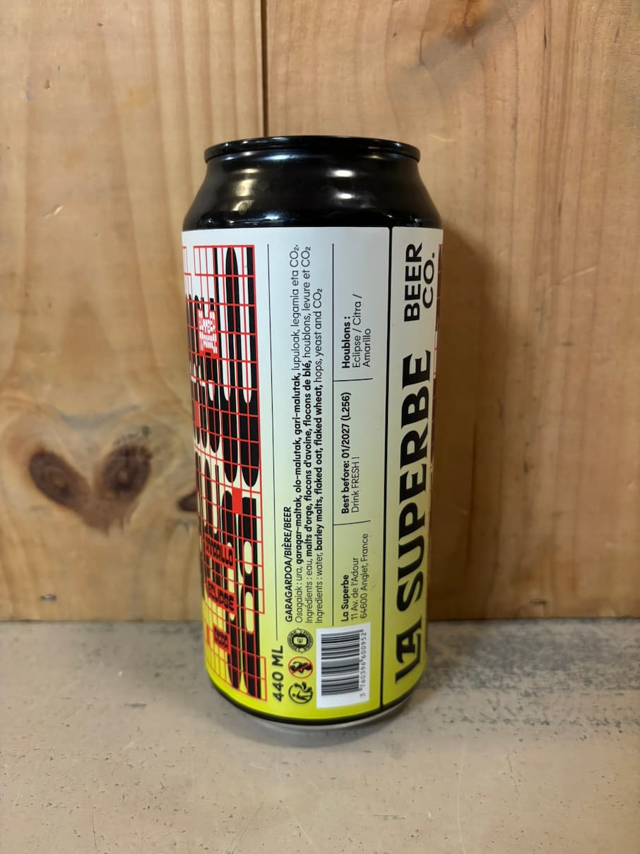 LA SUPERBE Bomber Maxxx 6.7° DDH IPA 44cl Sud-Ouest France