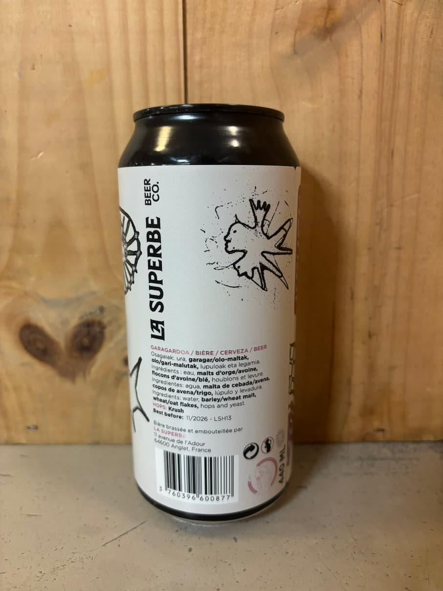 LA SUPERBE Krush 6° IPA Single Hop 44cl Sud-Ouest France