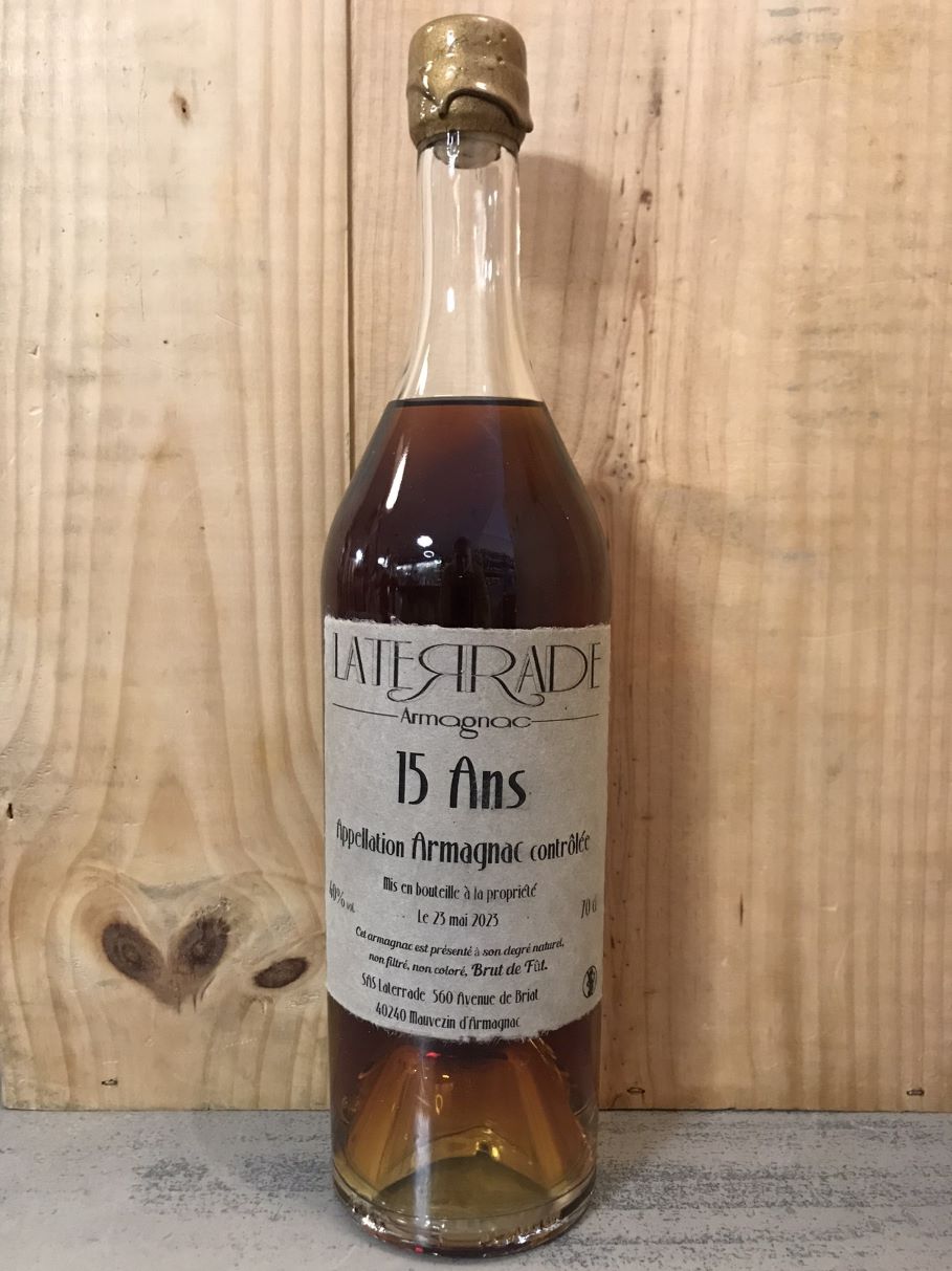 LATERRADE 15ans Brut de Fût 40° Armagnac 70cl