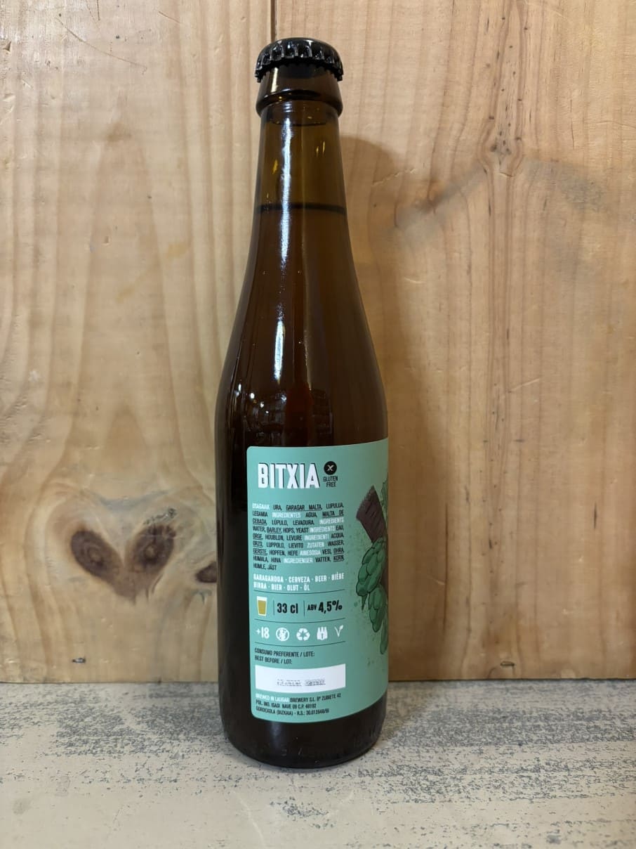 LAUGAR Bitxia (Sans Gluten) 4,5° Pale Ale 33cl Pays-Basque Espagne