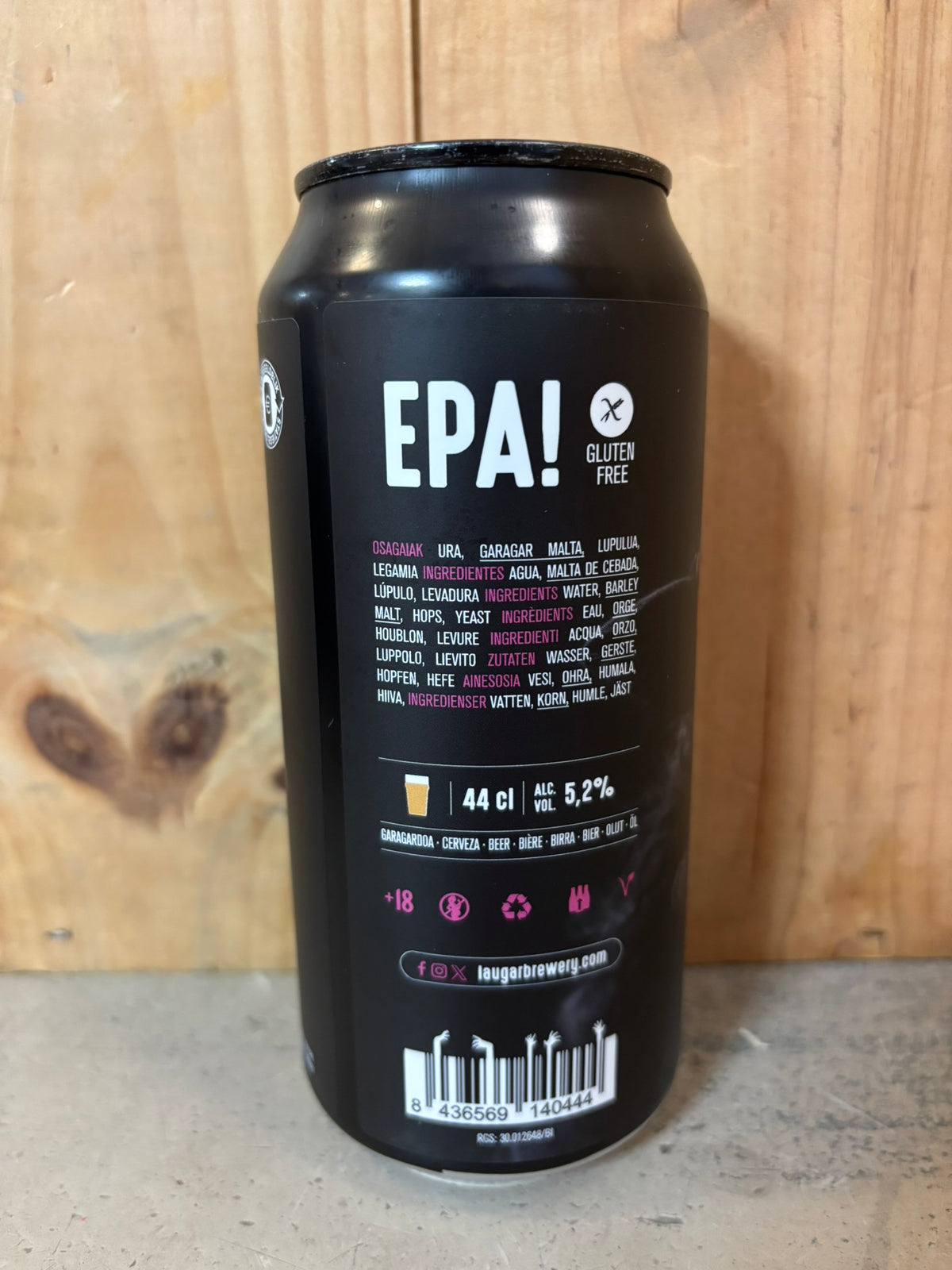 LAUGAR Epa! 5,2° American PA Can 44cl Pays-Basque Espagne