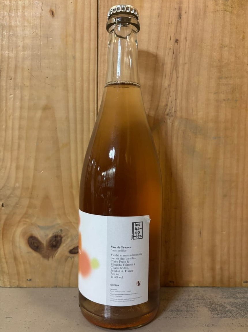 LES BARIOLES Frizzette 2024 Pet Nat VdF (Auvergne) 75cl Rosé Pétillant Naturel