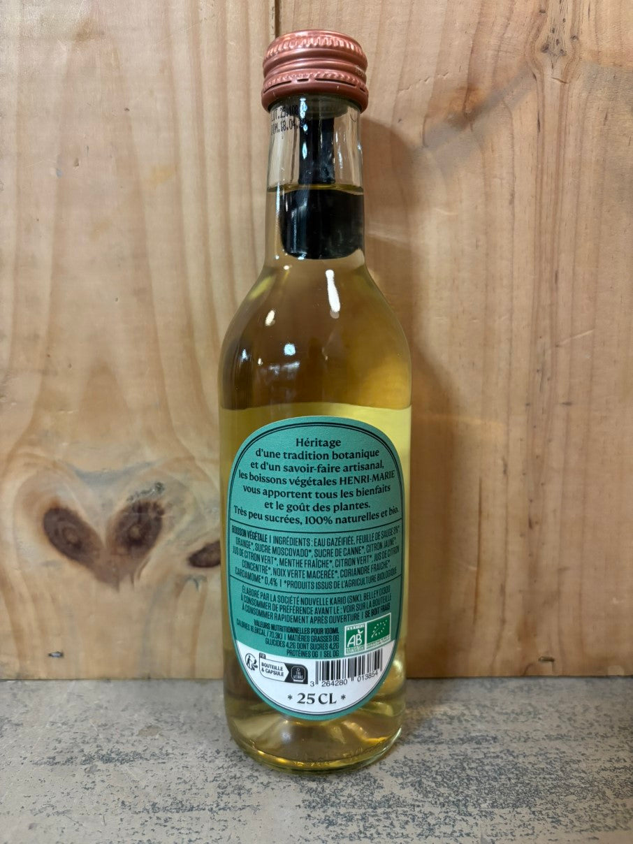 MAISON HENRI MARIE Sauge 25cl Bio Boisson Végétale France